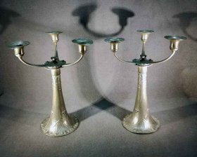 kayserzinn-jugendstil-leuchter-paar-mod-nr-4328-drei-bzw-einflammig-selten.1