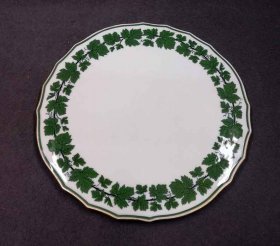 meissen-um-1900-kuchenplatte-weinlaub-mit-gold-1-wahl-d-33-cm