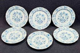 meissen-6x-zwiebelmuster-teller-d-22-cm