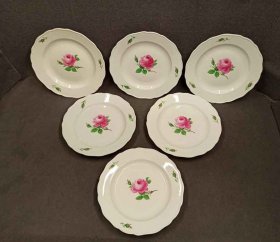meissen-rote-rose-6x-grosse-speiseteller-d-25-cm.8