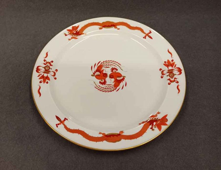 meissen-roter-drache-mit-gold-grosser-teller-d-29-5-cm