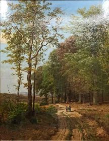 fahrbach-carl-ludwig-im-wald-waldlandschaft.2
