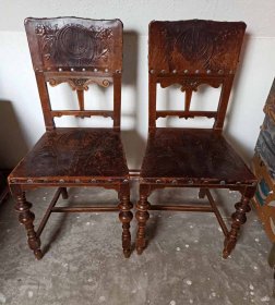 2x-stuehle-um-1900-jugendstil-leder