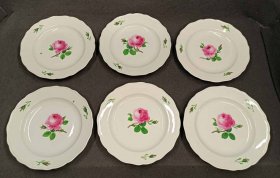 6x-meissen-rote-rose-grosse-teller-speiseteller-um-1920-30-d-25-cm.1