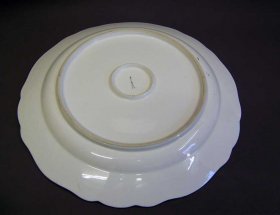 teichert-grosse-platte-teller-d-35-cm-streubluemchen-gold-selt-pfeil-marke-1880.4