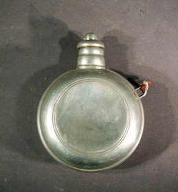 alte-zinnflasche-feldflasche-schnapsflasche