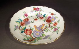 meissen-teller-reich-bemalt-exotische-voegel-undpflanze-um-1900-knaufzeit.11